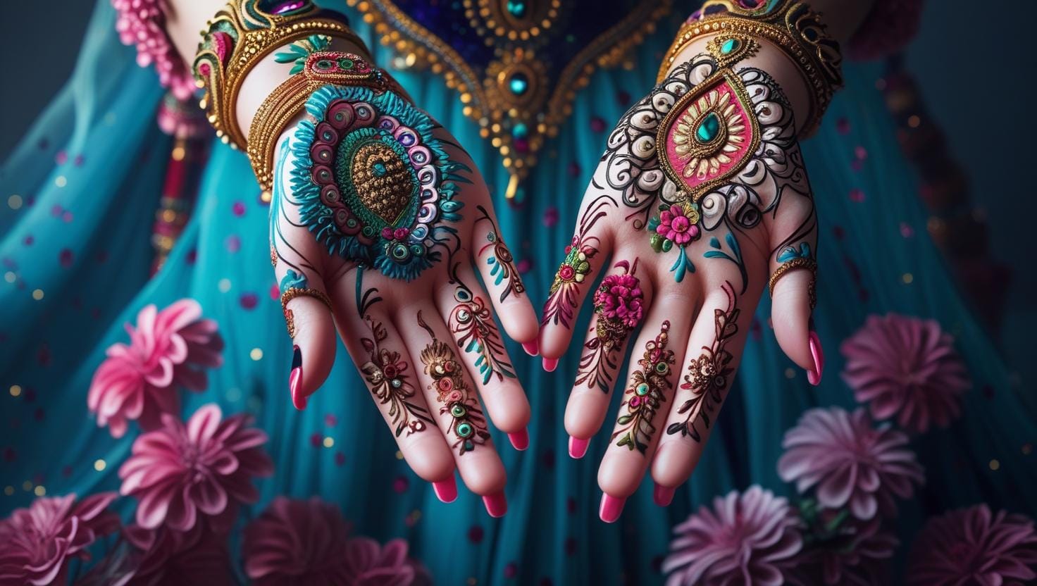 Latest mahendi design